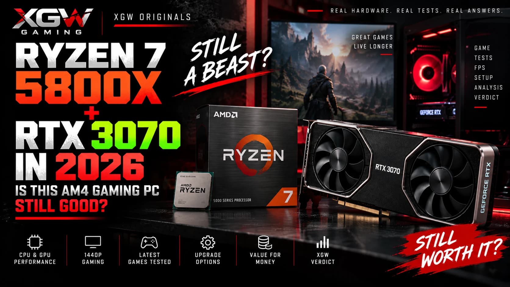 Ryzen 7 5800X + RTX 3070 in 2026: Is This AM4 Gaming PC Still Good?