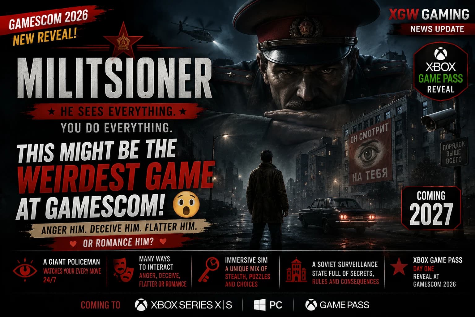 Militsioner Might Be the Weirdest Game at Gamescom 2026