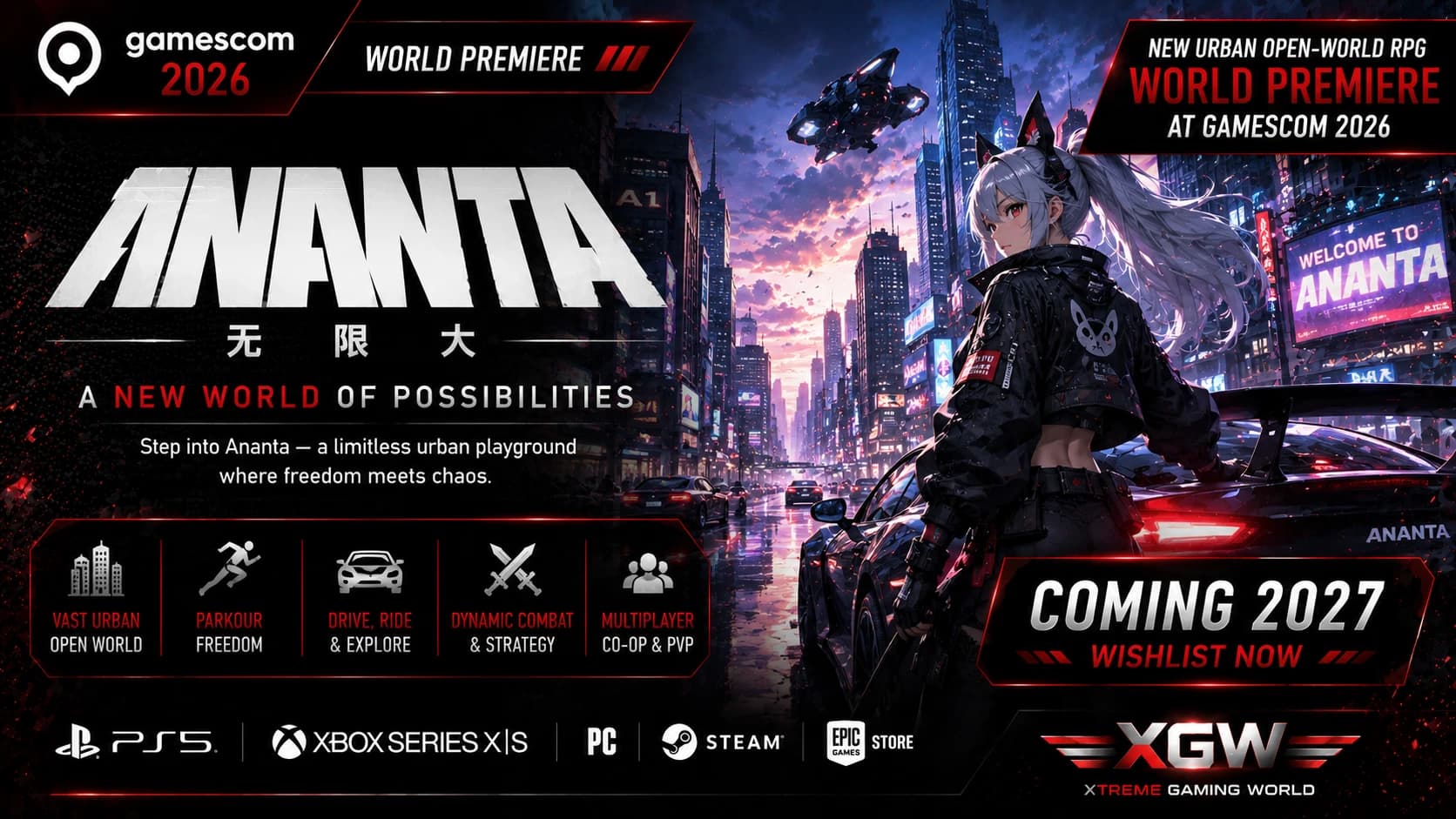 Ananta Shows New Nova City Gameplay at Gamescom 2026