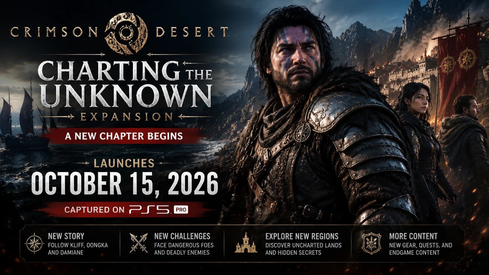 Crimson Desert: Charting the Unknown Expansion Revealed — Launches October 15