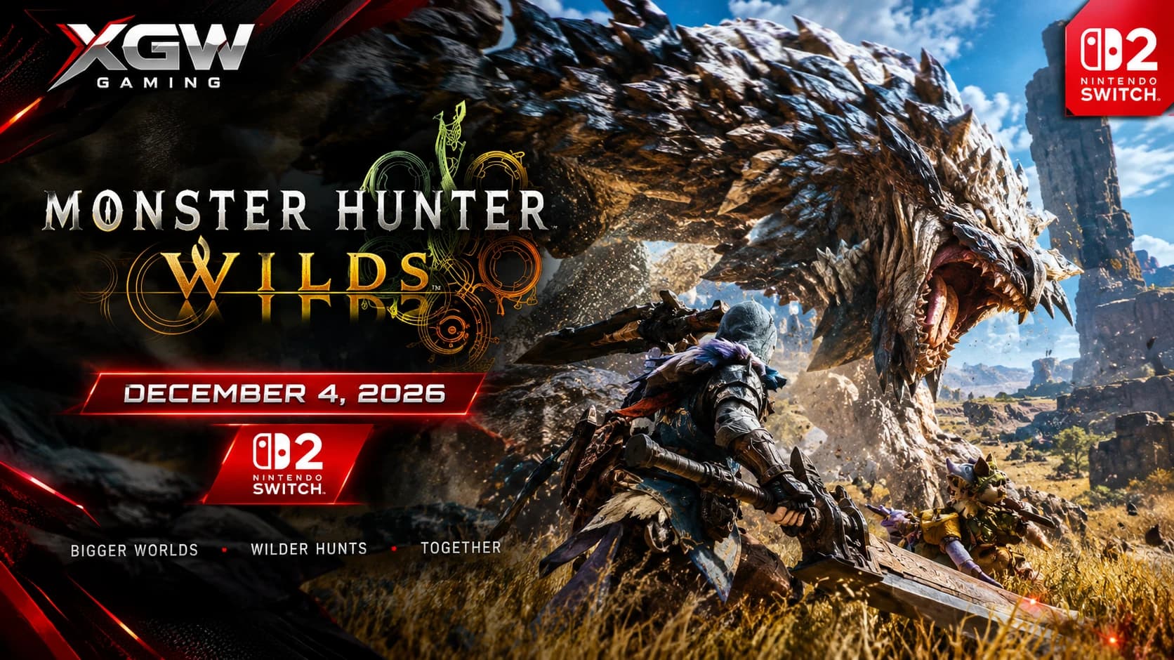 Monster Hunter Wilds Is Coming to Nintendo Switch 2 This December