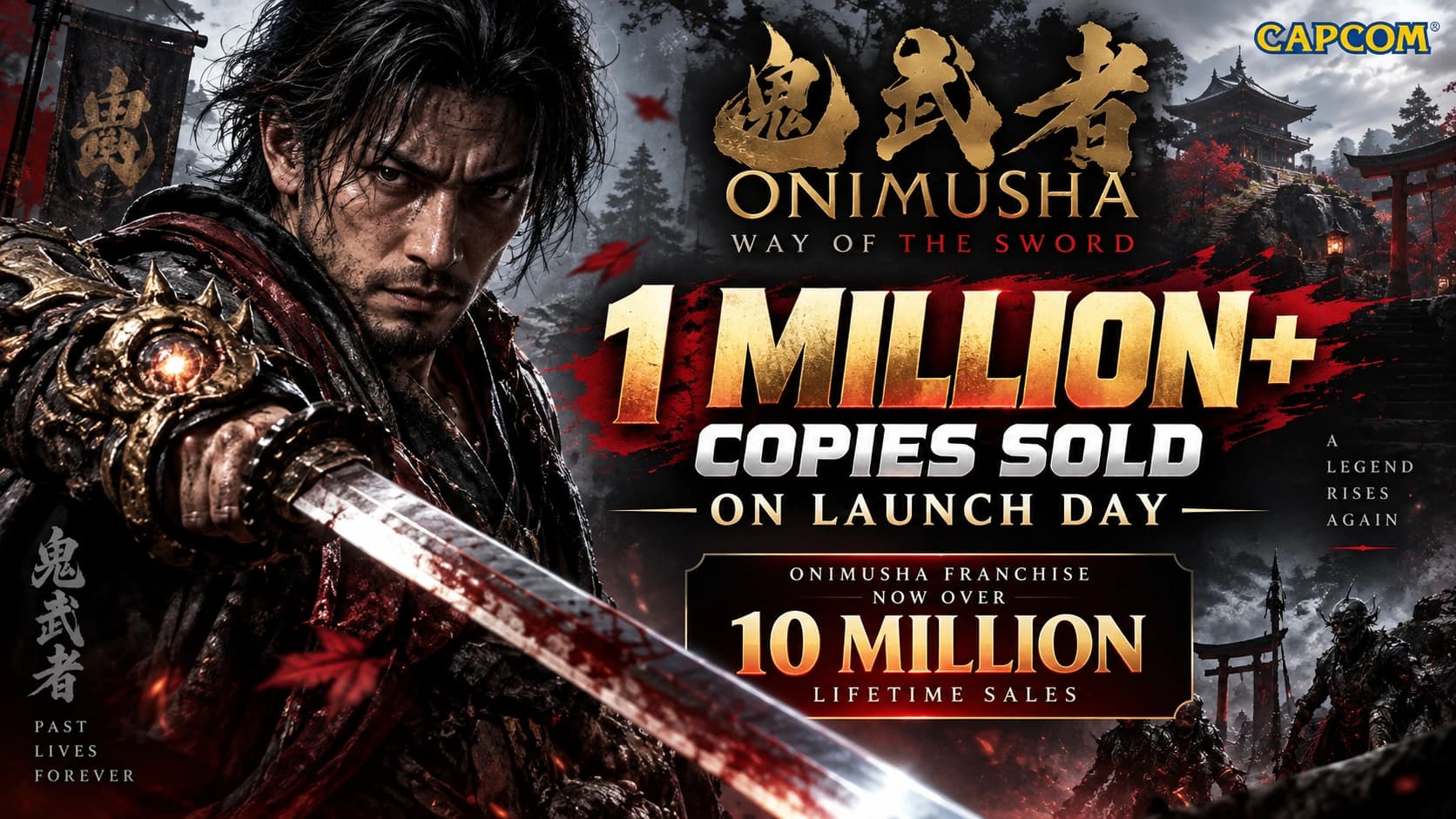 Onimusha: Way of the Sword Sells 1 Million Copies on Day One — Capcom’s Revival Is a Hit