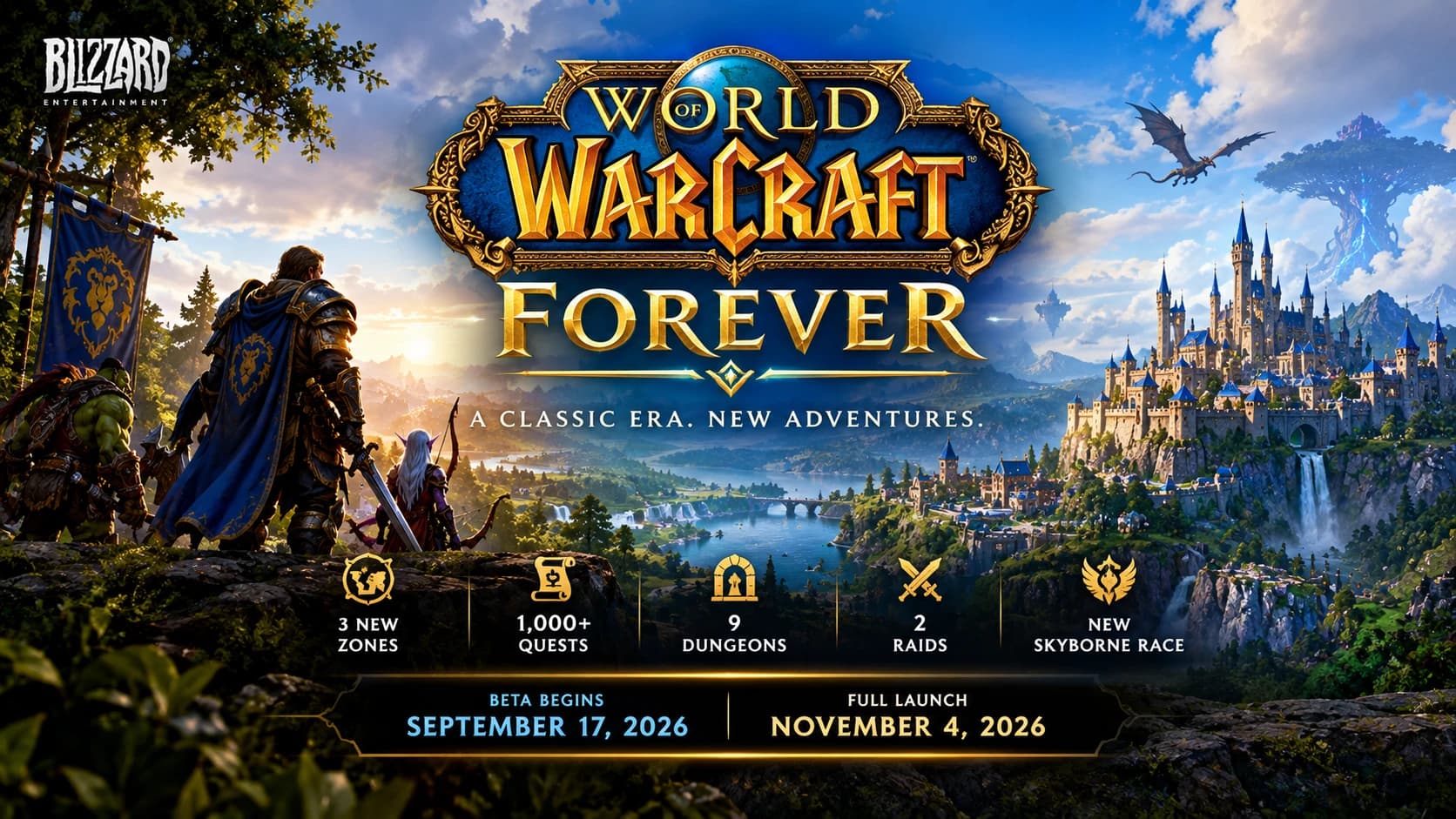 World of Warcraft: Forever Announced — New Classic+ Experience Launches November 4